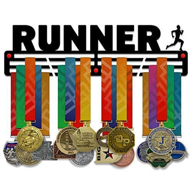 Running Medal Hanger — Running Medal Display Rack - Metallic Art